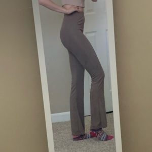 Shein Brown Flare Stretchy Pants